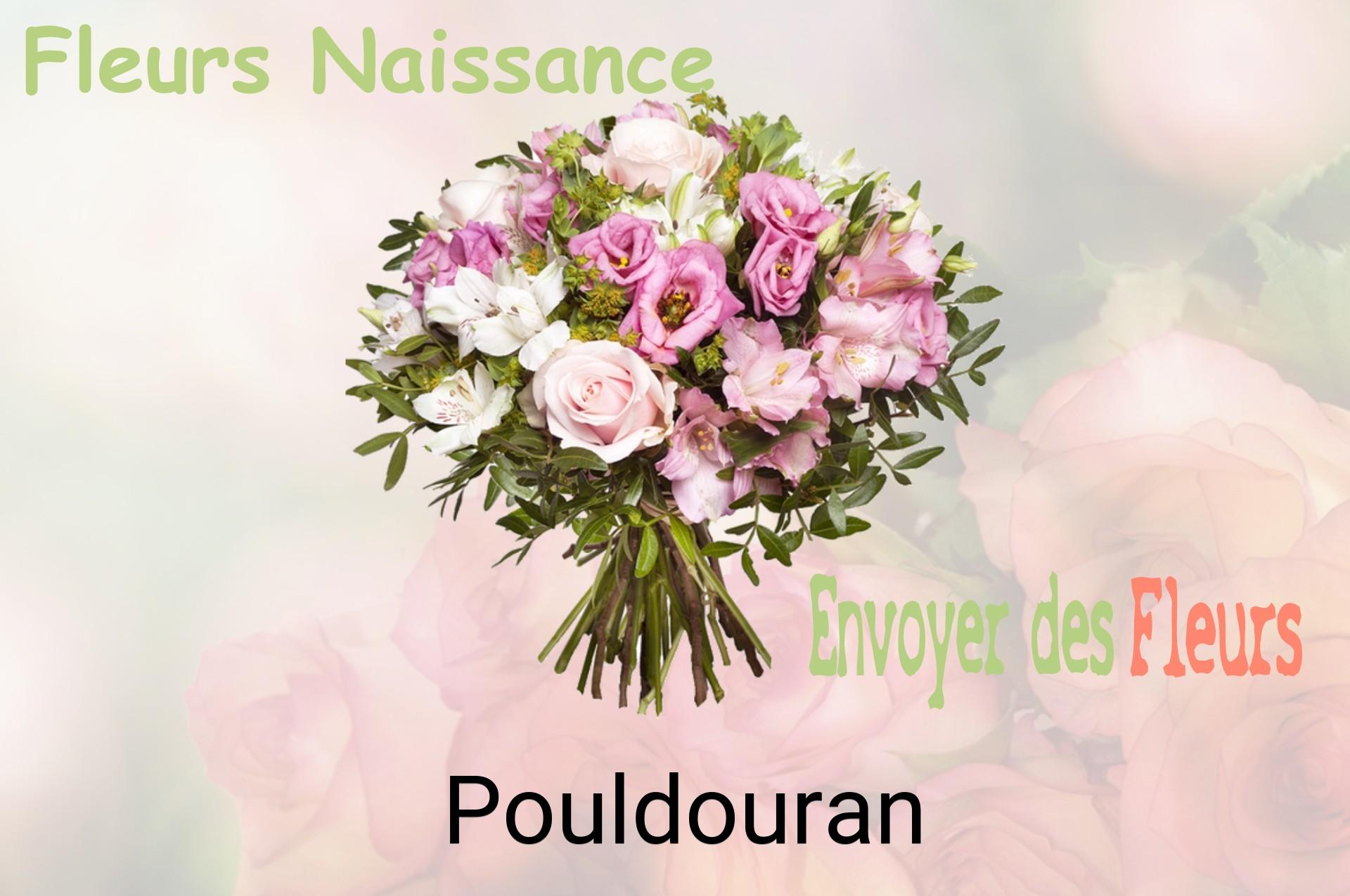 Bouquet de fleurs de naissance livré à Pouldouran